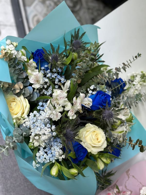 Blue & White Special Occasion Bouquet
