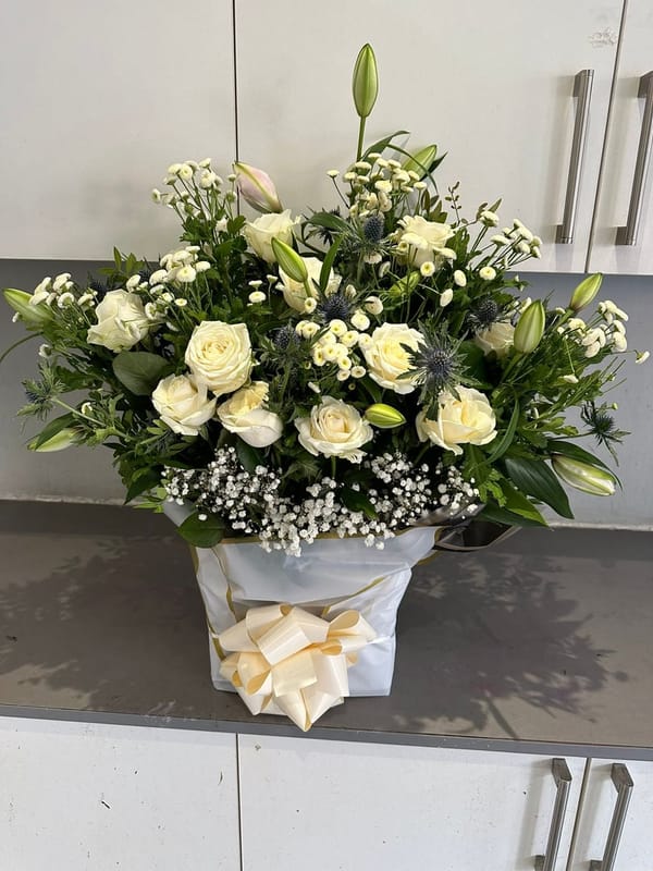 White Sympathy Arrangement